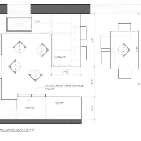 Kitchen Layout for Contractor
